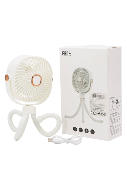Matte Pastel Led Flexible Leg Electric Fan
