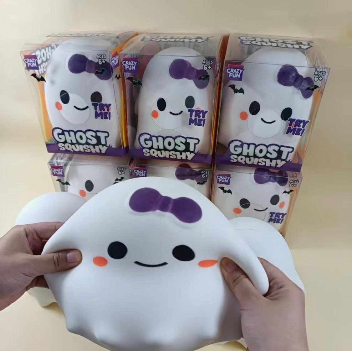 Large Halloween Smush Ghost -