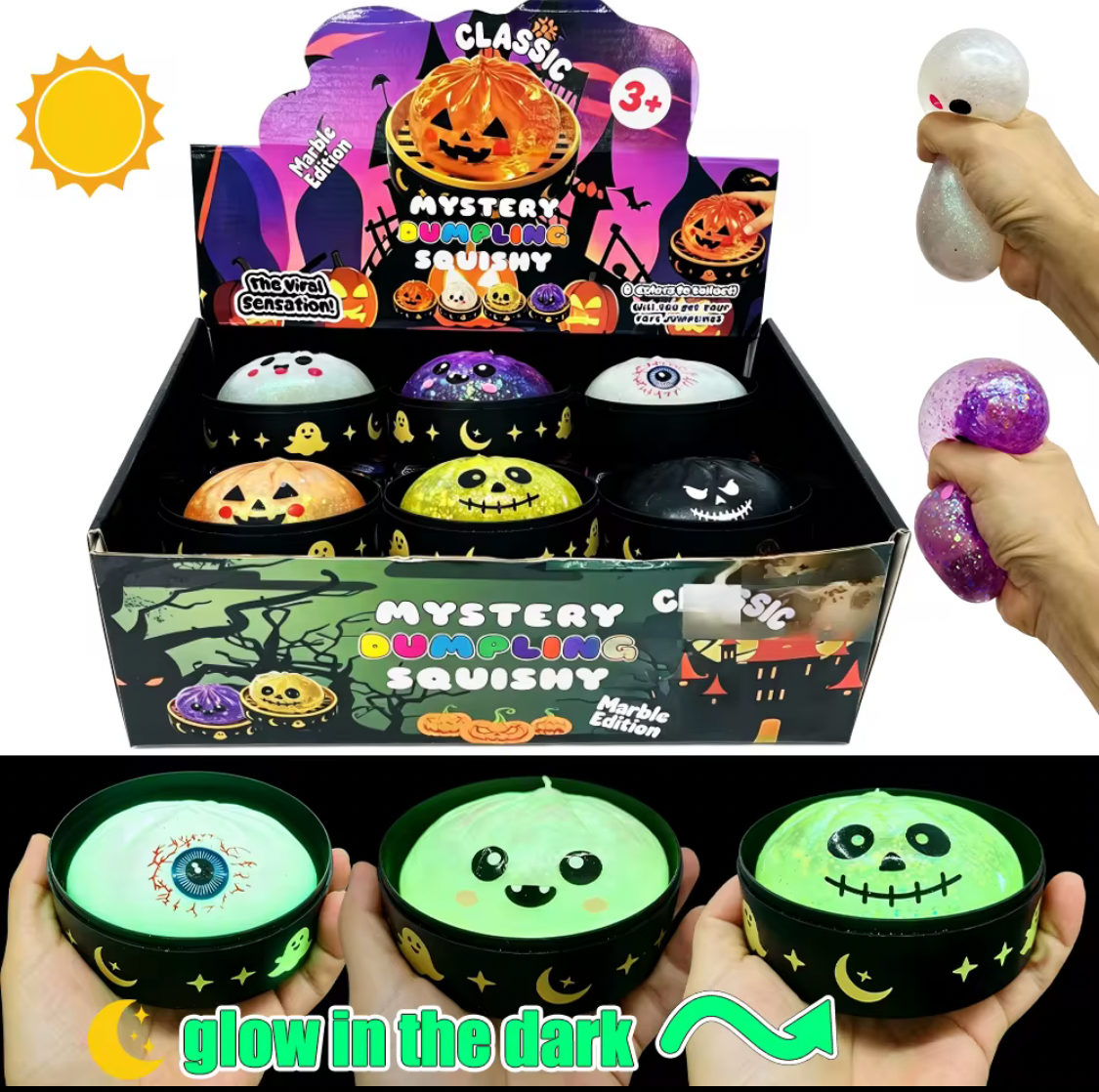 Generic Halloween Glow In The Dark Dumplings
