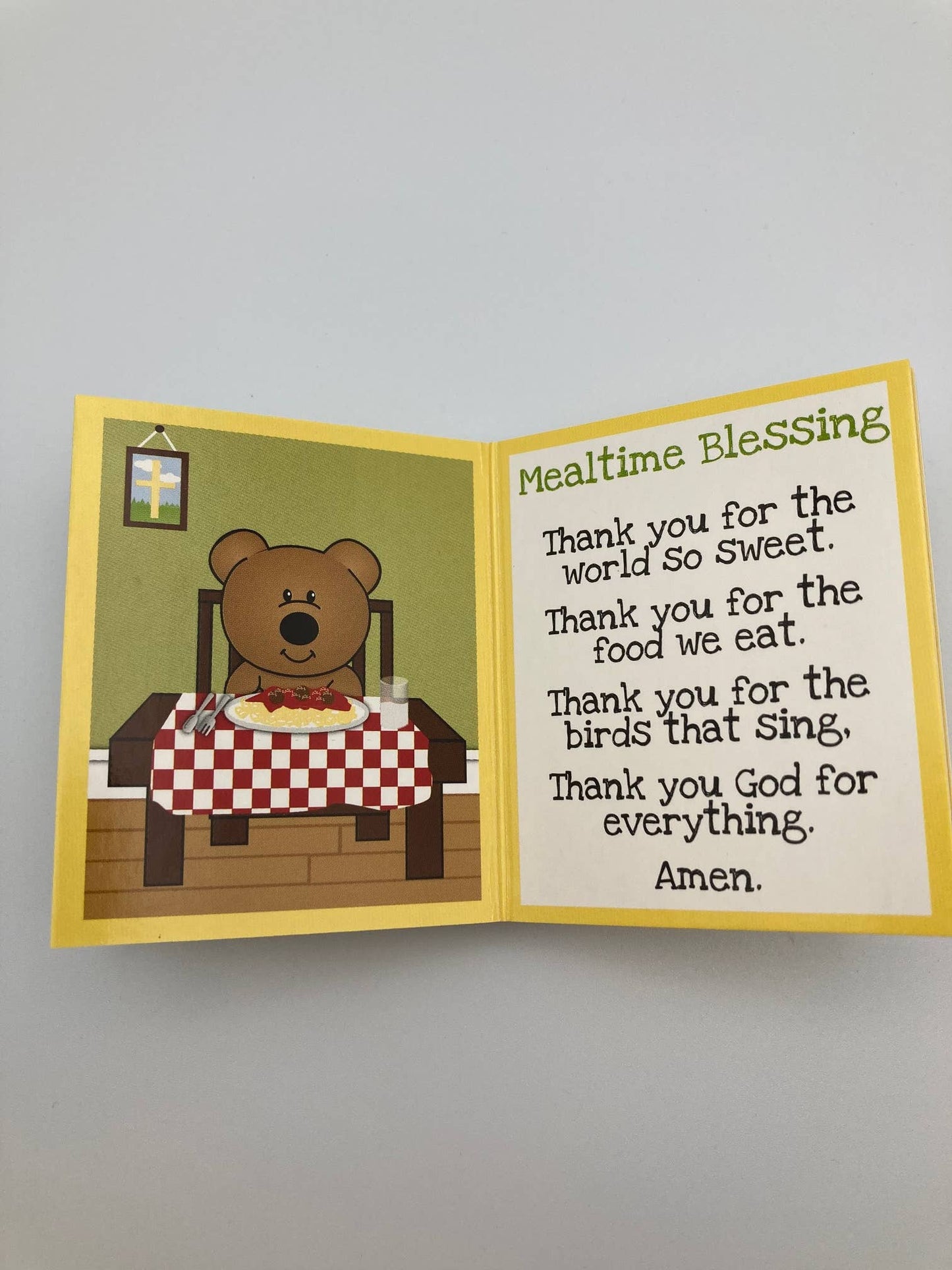 Plush Prayer Bear for Children that Speaks