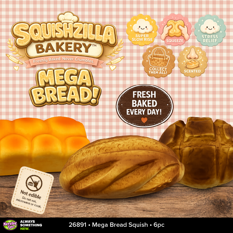 Fun Doh MEGA 7" Bread Slow Rise Squishy Bakery