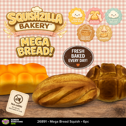 Fun Doh MEGA 7" Bread Slow Rise Squishy Bakery