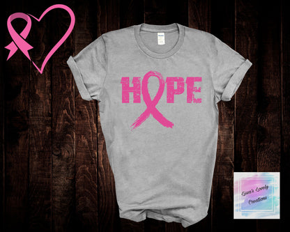 Breast Cancer Awareness Pink Hope Shirt