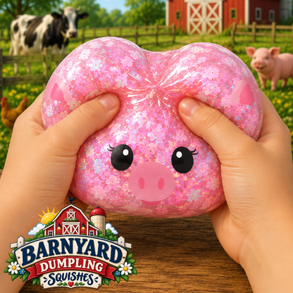 Fun Doh Farm Barnyard Squishy Dumpling Toy