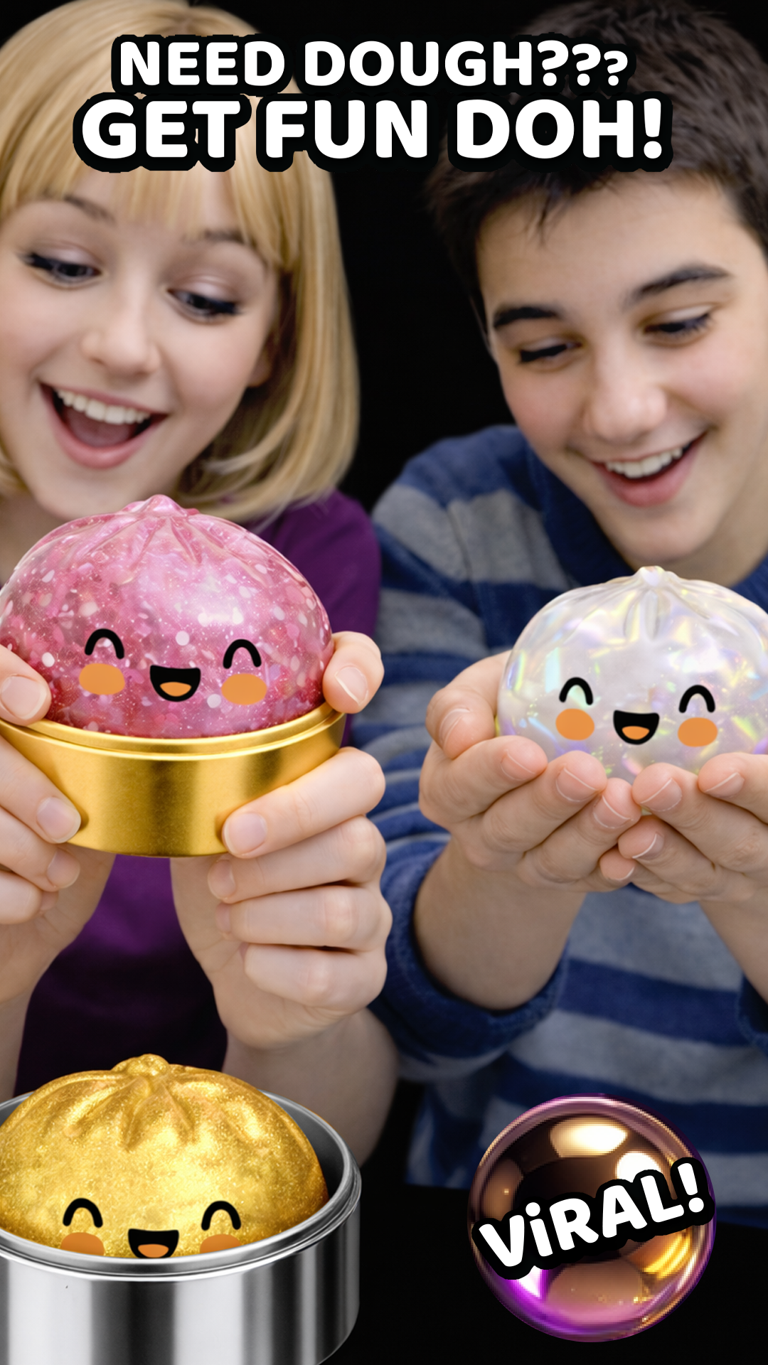Fun Doh Mystery Dumpling Squishies - Ultra Rare Collectors Edition 1