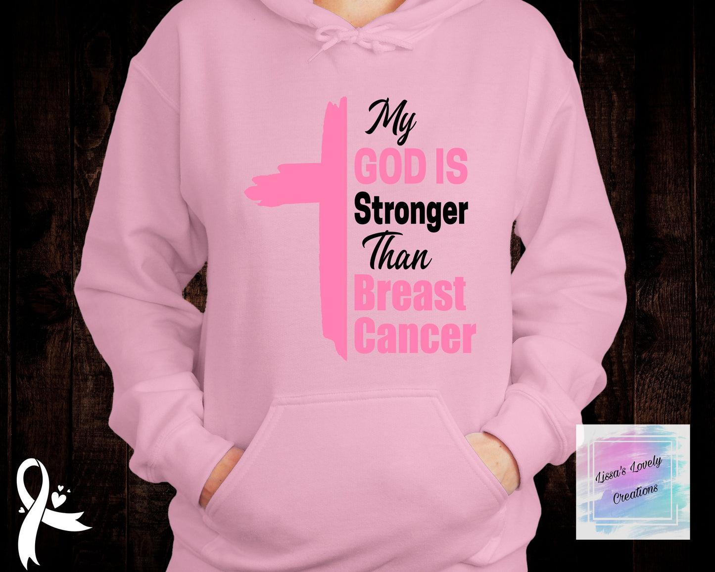 Breast Cancer Awareness My god hoodie