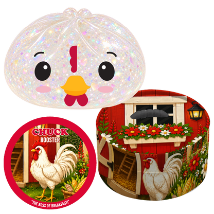 Fun Doh Farm Barnyard Squishy Dumpling Toy