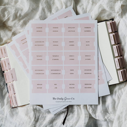 The Daily Grace Co - Blush Bible Tabs