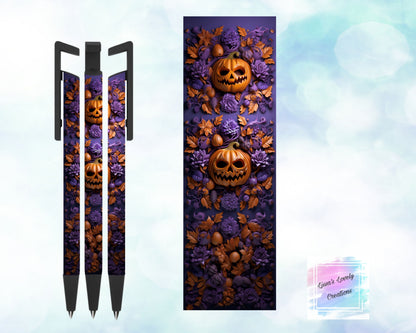 Jack-O-Lantern Ink Pen