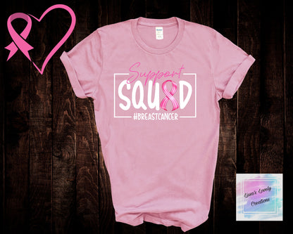 Breast Cancer Awareness Support Sqaud2 Shirt