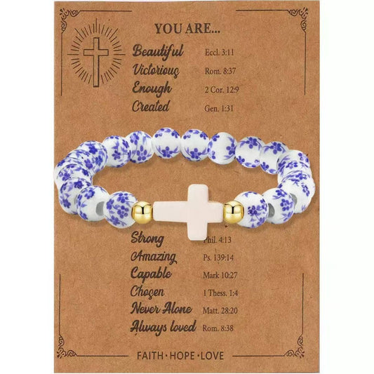 Chinoiserie Cross Bracelets for Women