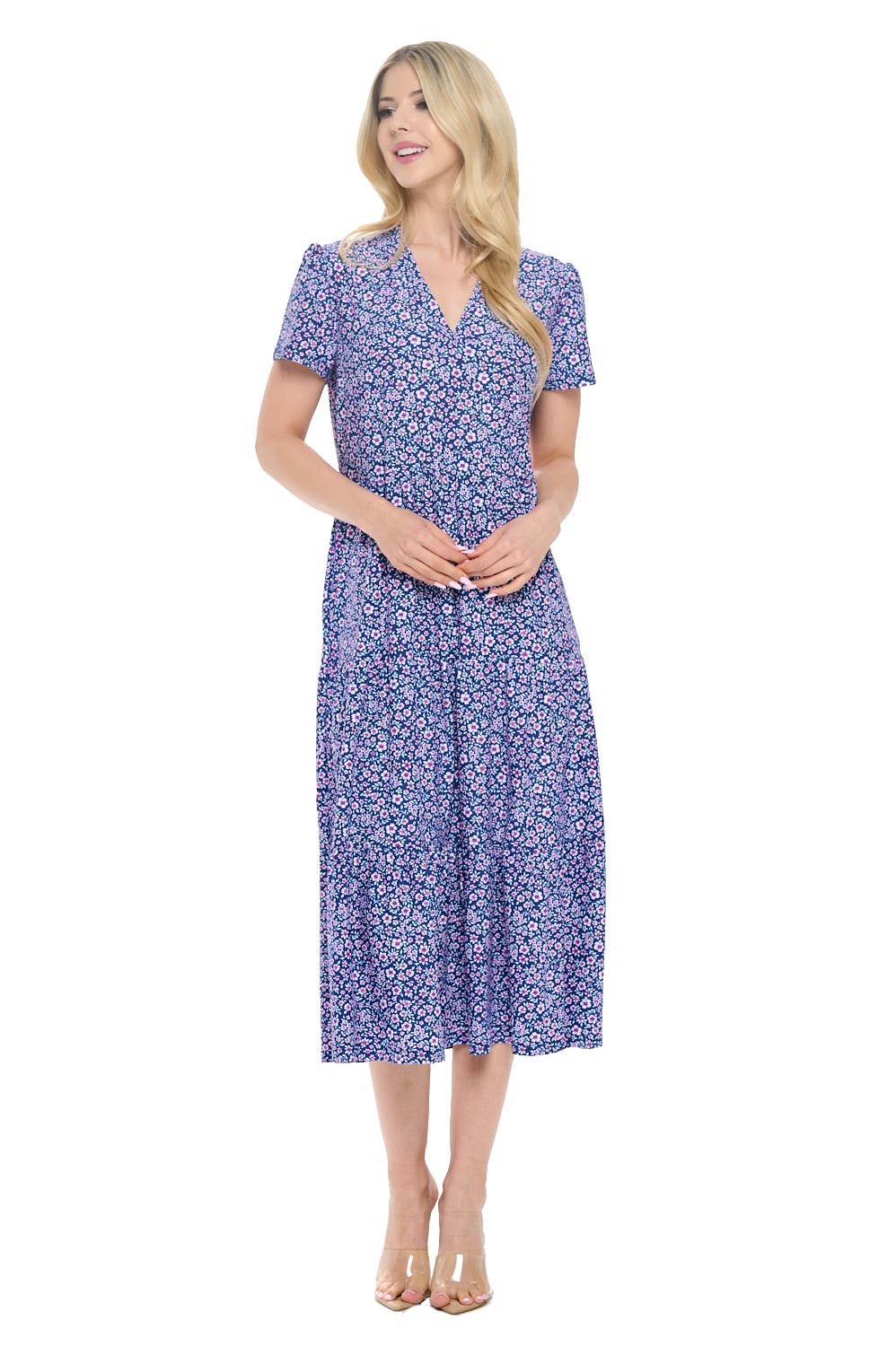 ARYEH - Gloria Floral Print Midi Dress