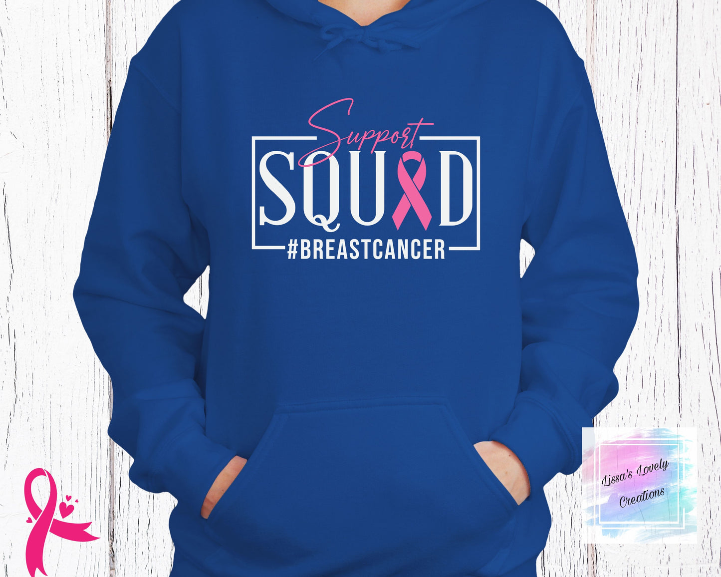 Breast Cancer Awareness Support Squad hoodie