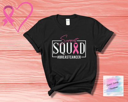 Breast Cancer Awareness Support Squad Shirt