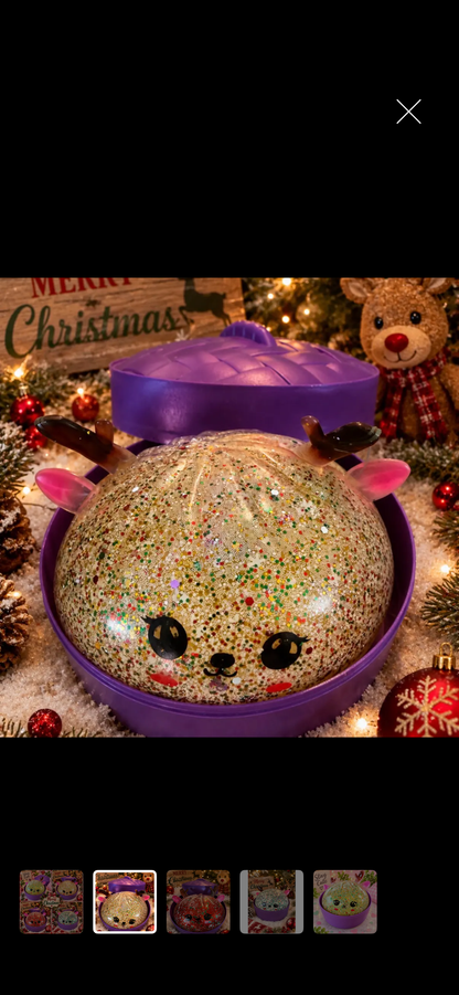 Medium 6”  Reindeer Dumpling Squeeze Toy– Holiday Sensory Fidget (Pre-Order ETA Week of Oct 5)