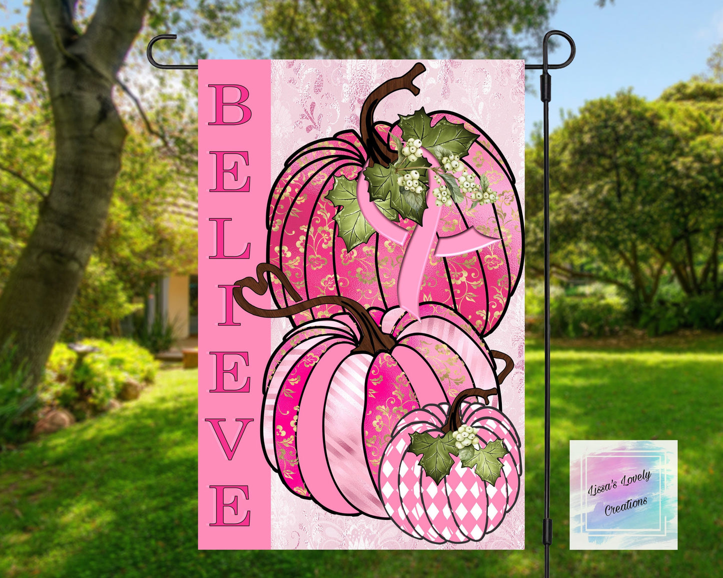 Believe Garden Flag