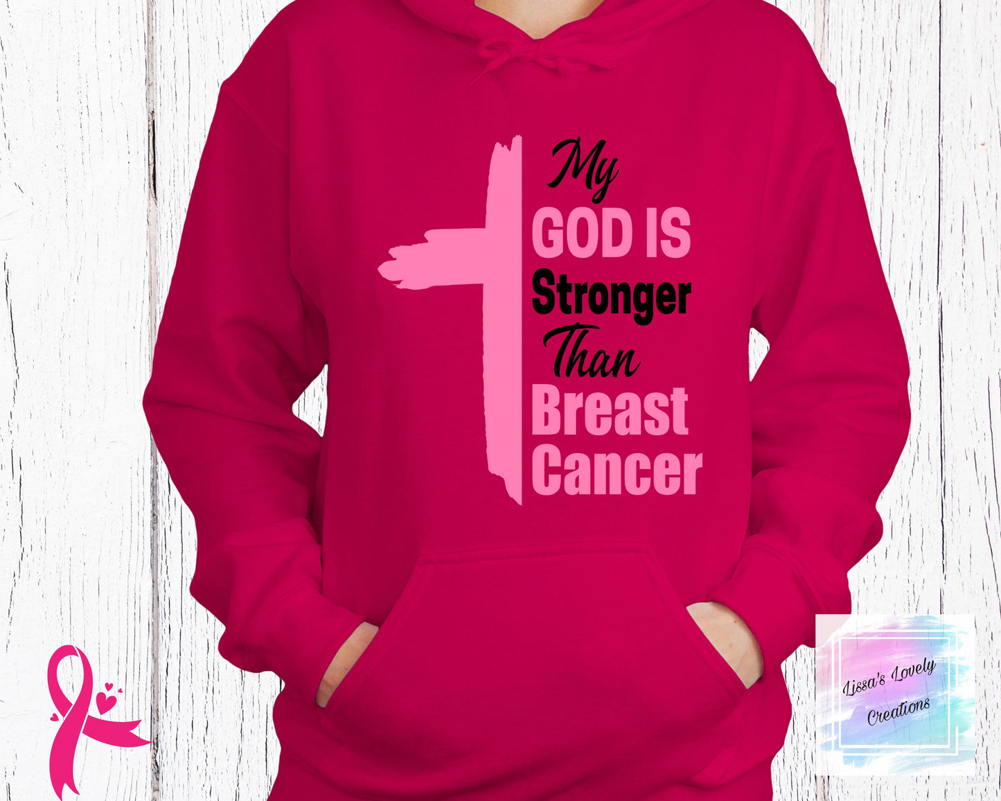 Breast Cancer Awareness My god hoodie