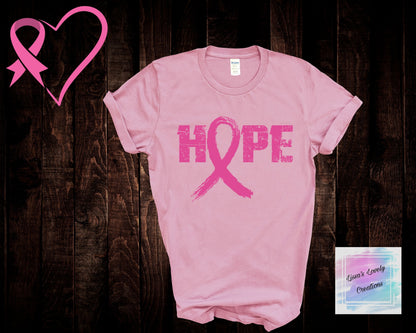 Breast Cancer Awareness Pink Hope Shirt