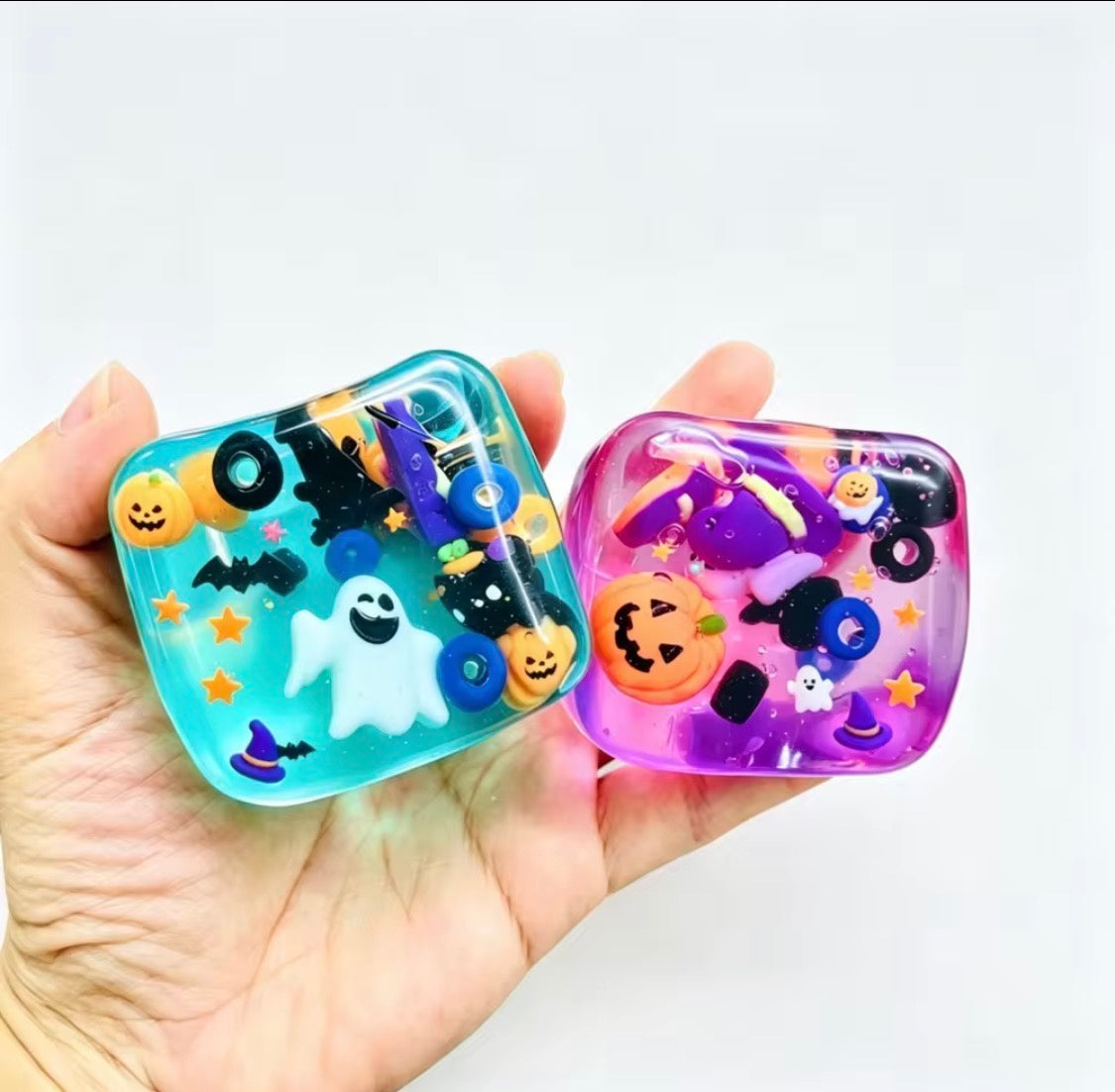 Generic Halloween Figure Maltose Filled Cube Squishy Toy-  ETA SEPTEMBER