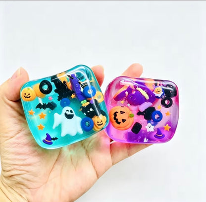 Generic Halloween Figure Maltose Filled Cube Squishy Toy-  ETA SEPTEMBER