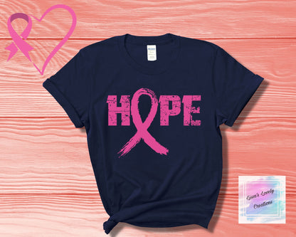 Breast Cancer Awareness Pink Hope Shirt