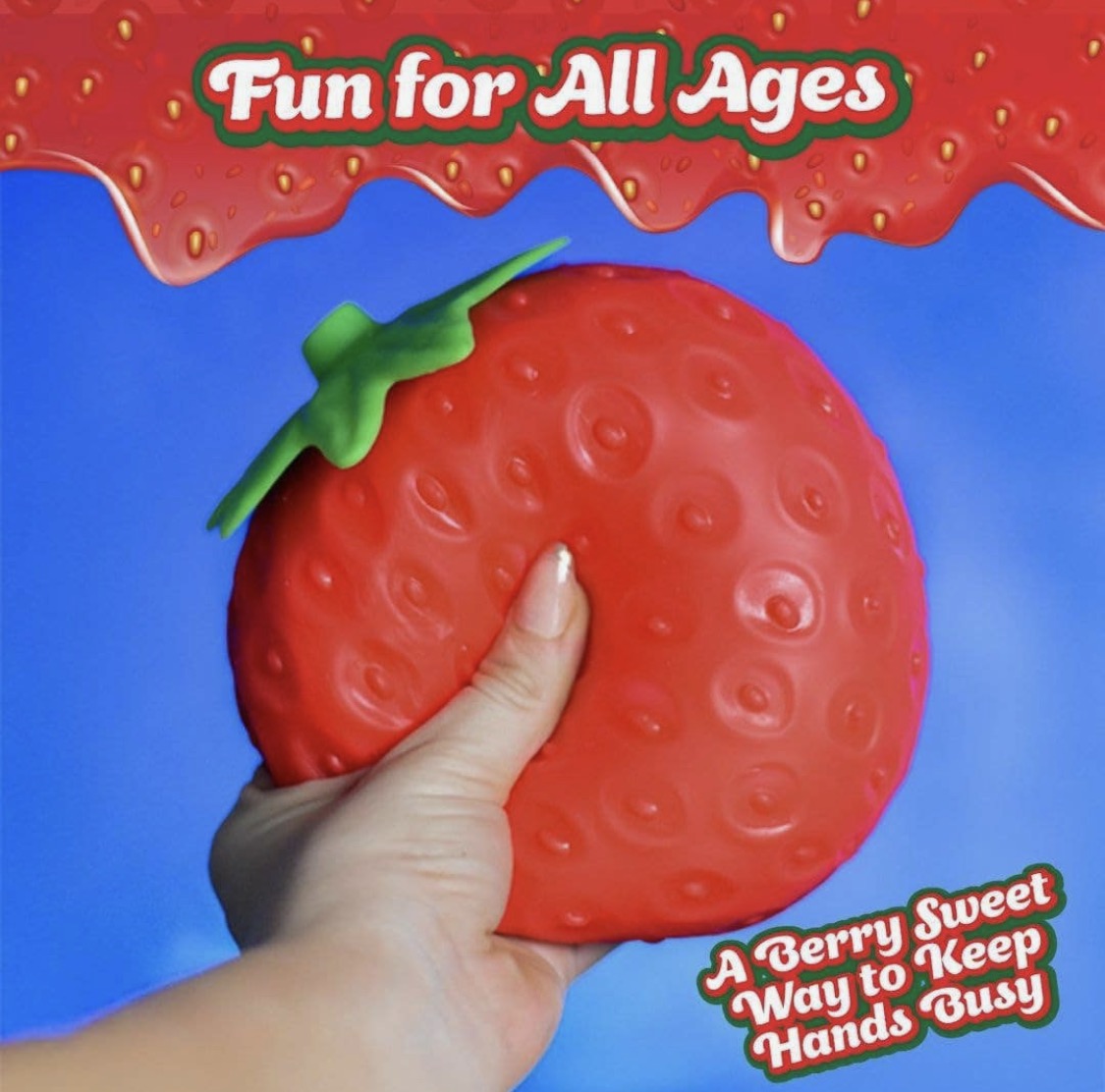JUMBO Strawberry Squishy