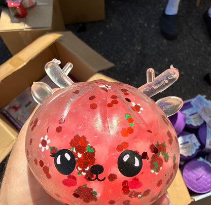 Reindeer Dumpling Squeeze Toy– Holiday Sensory Fidget