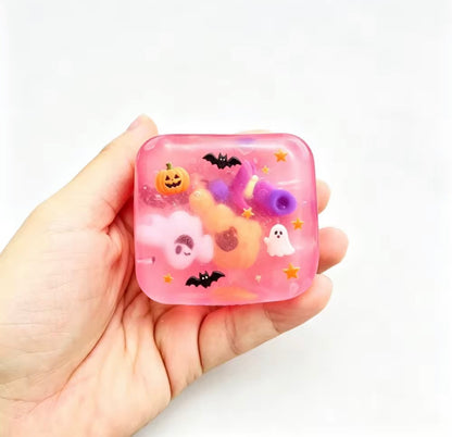 Generic Halloween Figure Maltose Filled Cube Squishy Toy-  ETA SEPTEMBER