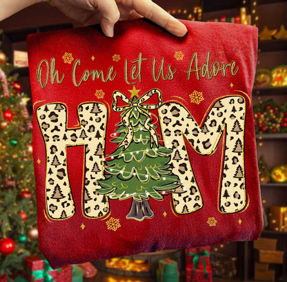 Oh Come Let Us Adore Him Shirt