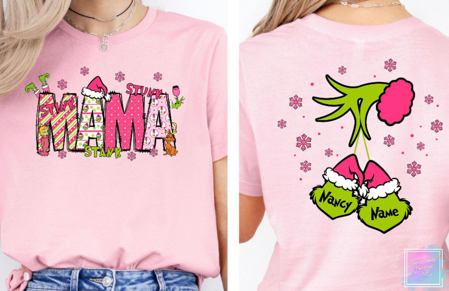 Custom Mama/ Grandma Grinchy Shirt