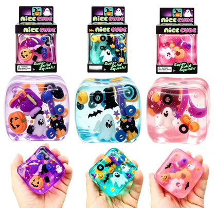 Generic Halloween Figure Maltose Filled Cube Squishy Toy-  ETA SEPTEMBER