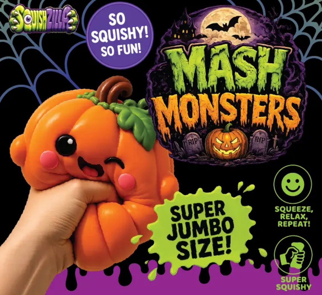 Jumbo Halloween Squishy Fidget Toy- Preorder - ETA Late Sept/ Early Oct