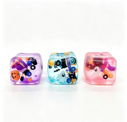 Generic Halloween Figure Maltose Filled Cube Squishy Toy-  ETA SEPTEMBER