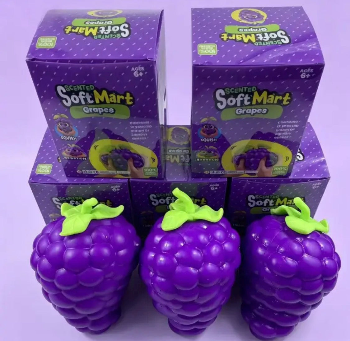 JUMBO Grape Squishy