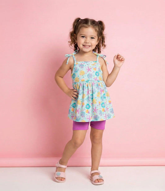 Neon Tide Shorts Set Pete+Lucy