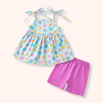 Neon Tide Shorts Set Pete+Lucy