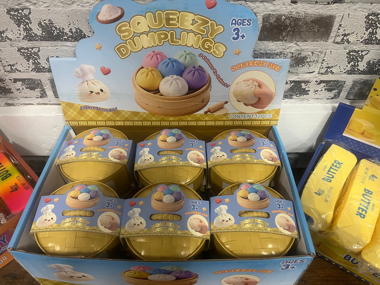 Mystery Squishy Dumpling- Glitter 2.0 (4 New Colors)