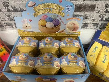Mystery Squishy Dumpling- Glitter 2.0 (4 New Colors)