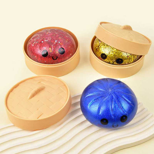 Mystery Squishy Dumpling- Glitter