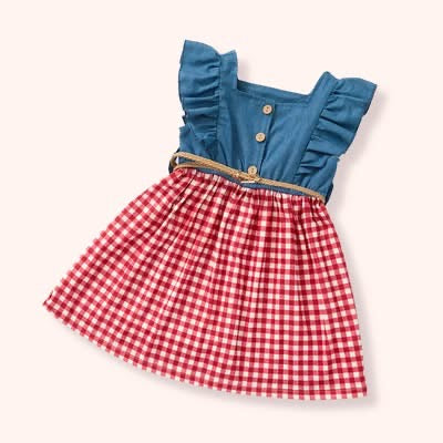 Gingham Picnic Dress- Pete+Lucy