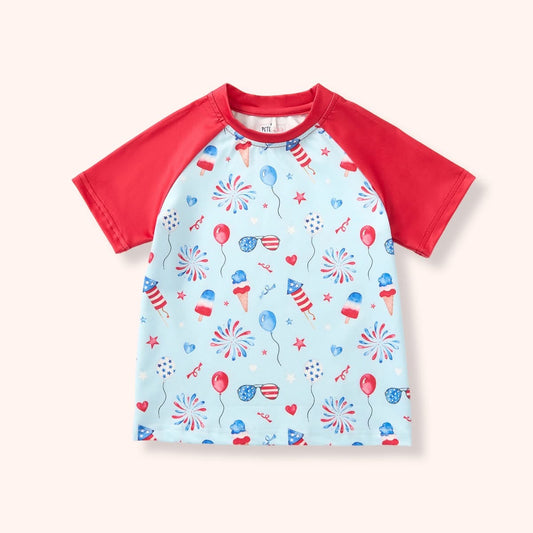 USA All Day Boys Top- Pete+Lucy