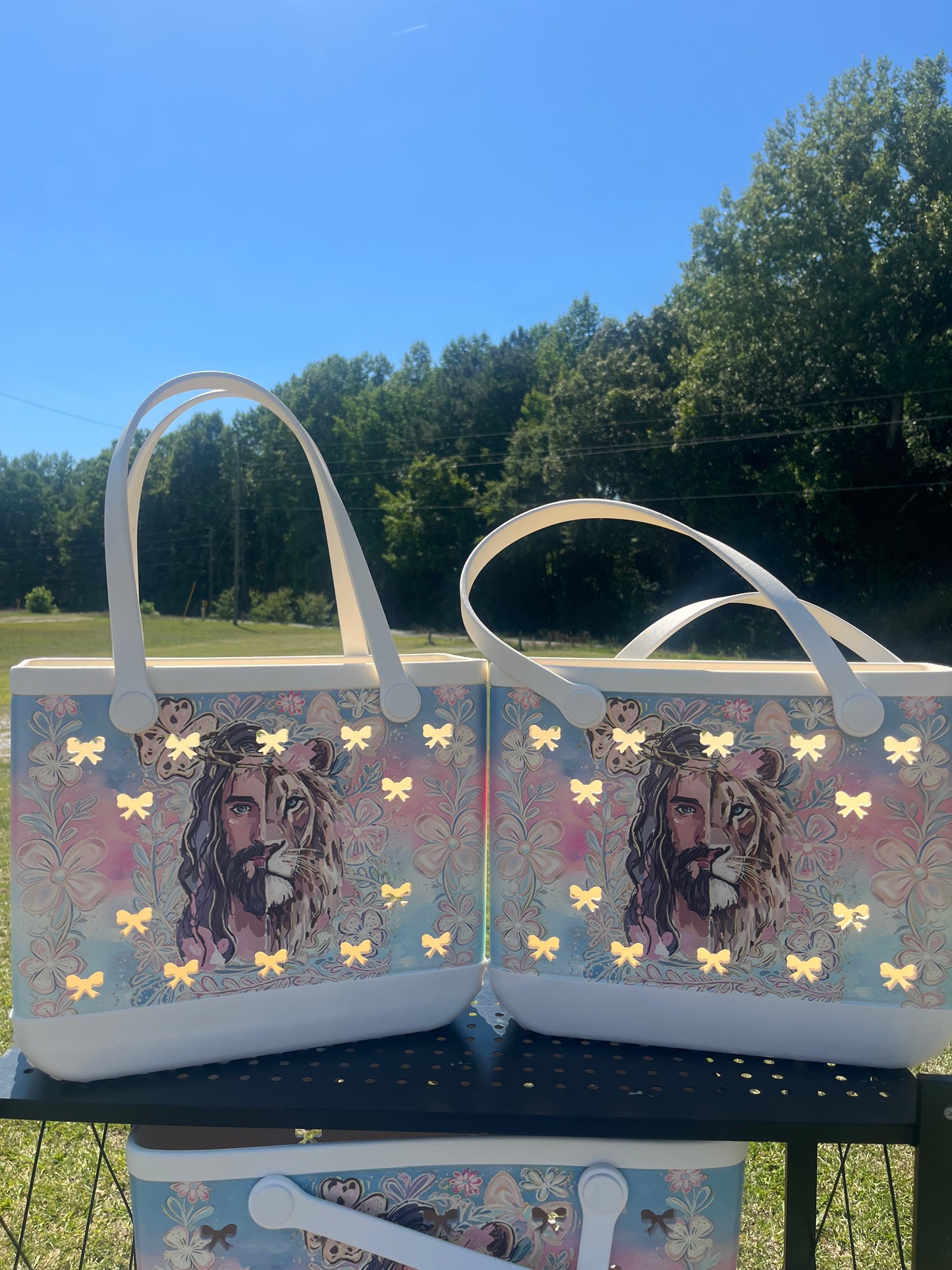 Custom limited release beach bag