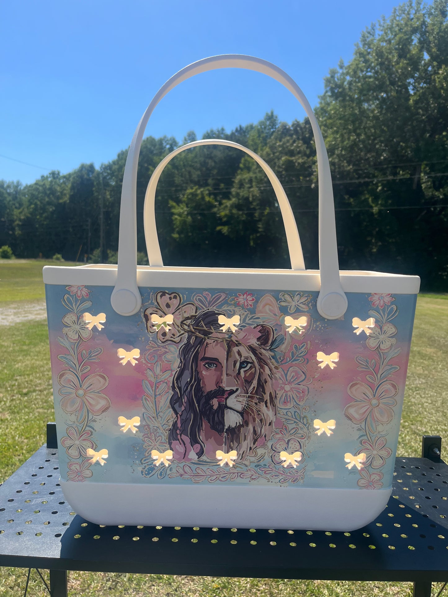 Custom limited release beach bag