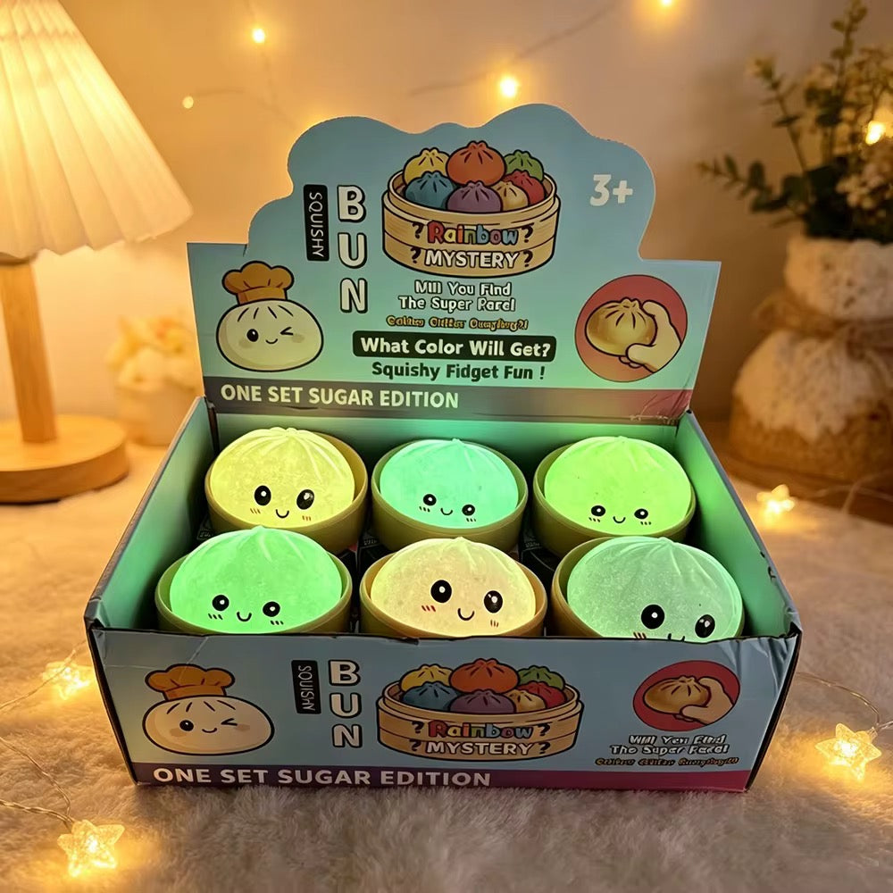 Mystery Squishy Dumpling- Glow In The Dark