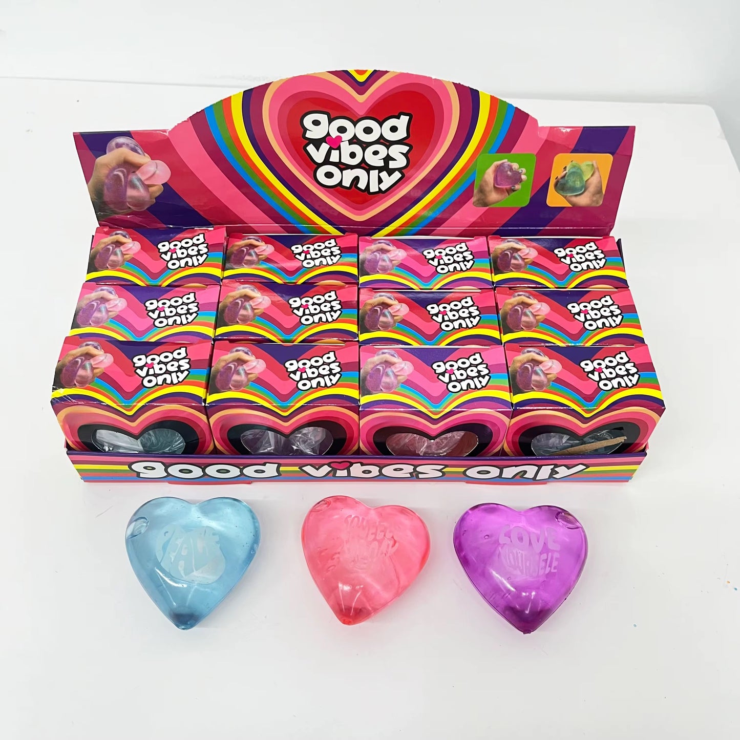 Good Vibes Only Heart Squishy