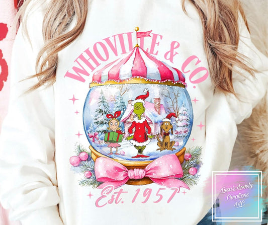 Whoville & co snowglobe shirt