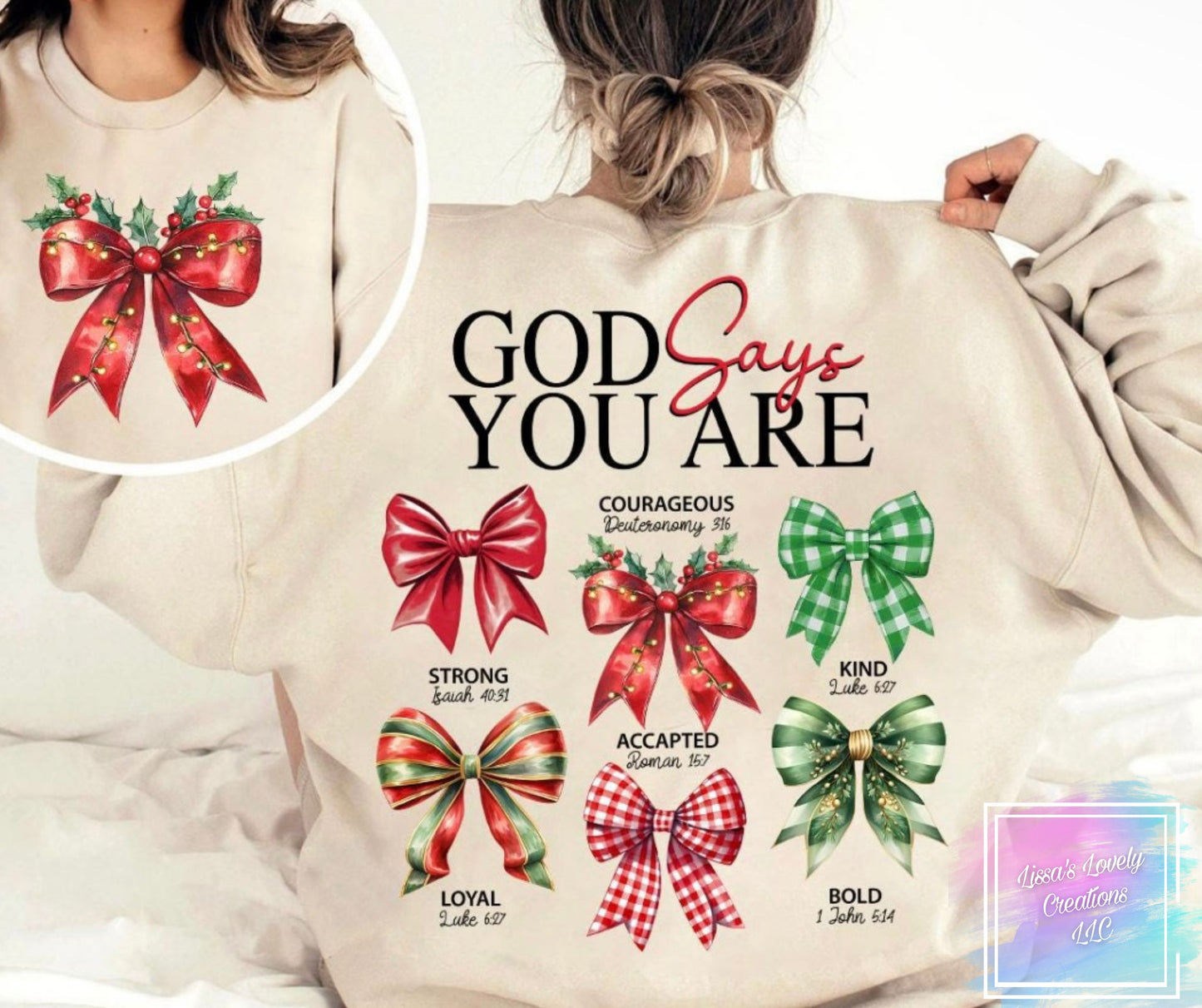 God says you are christmas coquette bow Shirt