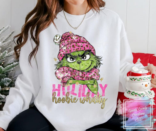 Holiday hoobie whatty shirt