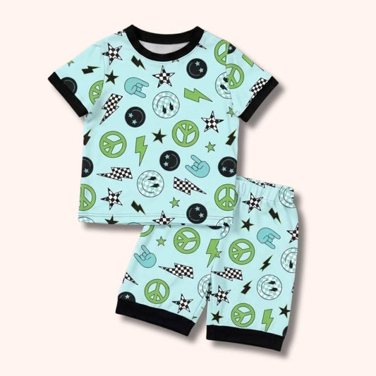 Electric Vibes Loungewear Set | Pete + Lucy
