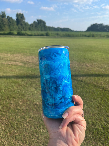 15oz Epoxy Tumbler (alcohol ink)